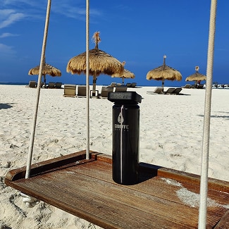 Giraffe Bottle in Maldives